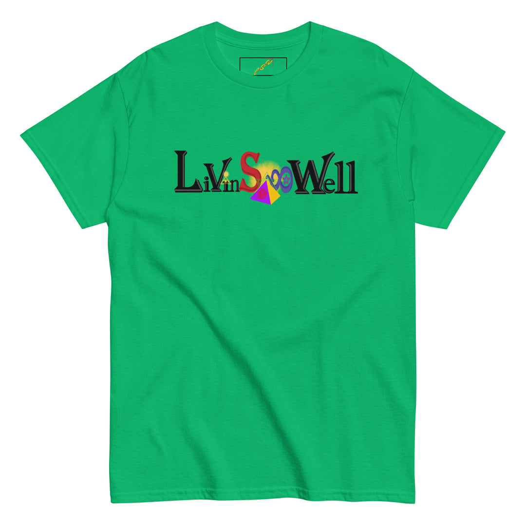 LivinSoWell- Short-Sleeve T Shirt MidWeight (Green)