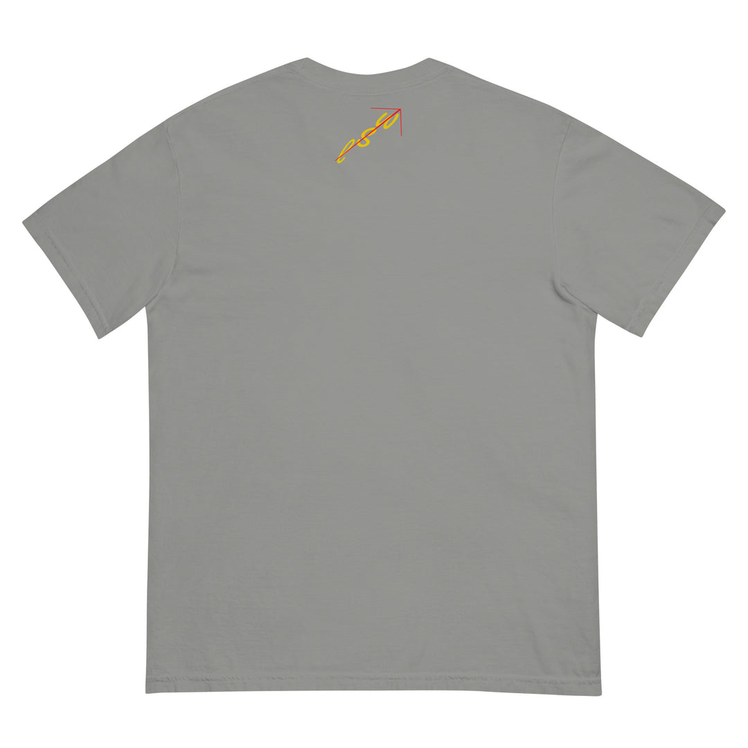 LivinSoWell- Unisex Short-Sleeve Heavyweight T-shirt (Grey)