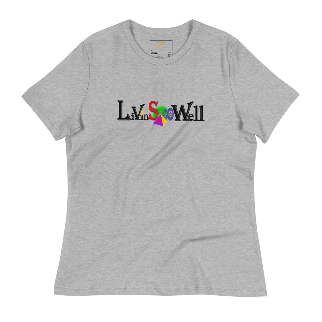 LivinSoWell- Goddesses&Queens/Women's Relaxed T-Shirt (Grey)